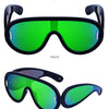 Oversized Wave Mask One-Piece Sunglasses Women Sports Y2K Punk Sun Glasses for Lady 2024 Luxury Brand Steampunk Eyewear Goggle