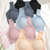 2PCS Women Lace Sport Bras Plus Size Seamless Bra Bralette Backless Lady Brassiere Vest Female Gather Shock-Proof Wireless L-5XL