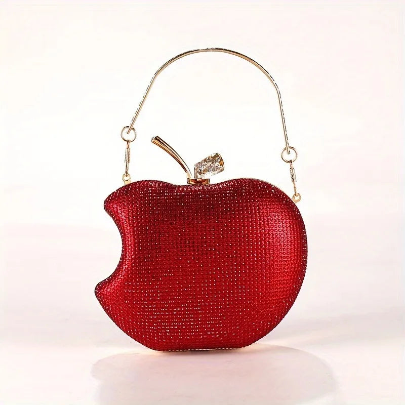 Women's Crystal Evening Bag Female Red Gold Silver Clutch Bags Wedding Diamond Beaded Bag Rhinestone Party Bags Women's Handbags