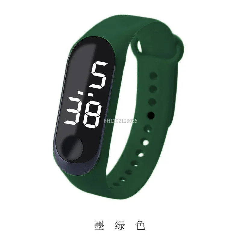 LED Digital Watch Men Women Casual Fashion Sport Girls Bracelet Boys Watches Electronic Silicone Wrist Watch for Children Kids