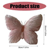 3D Butterfly Pillows Doll Pink Decorative Soft Pillow Exquisite Cute Doll Toy for Girls Sleeping Sofas Bedhead Pillow