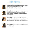 Kinky Straight Clips In Human Hair Extensions Natural Color In Brazilian 100% Remy Human Hair 120G 8Pcs/Set Full Head For Women