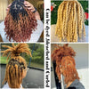Human Hair Dreadlock Extentions Deep Goddess Human Hair Dread Loc Color Goddess Braids Hair For Black Goddes Loc Youmay Virgin