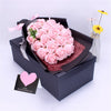 18Pcs/Box Soap Flower Bouquet Beautiful Flora Scented Bath Soap Flower in Gift Box for Anniversary Valentine's Day Mother Day