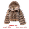 Maomaokong 2025 Natural Real Fox Fur Coat Women Winter Warm Luxury Fur Jacket Detachable Long Sleeves Female Vest Furry Coats