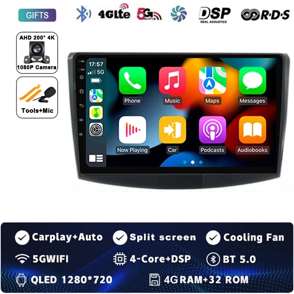 Android 14 For Volkswagen VW Passat B6 B7 CC 2007-2016 Carplay Radio Multimedia Player Auto Car Radio WIFI 4G GPS DSP48EQ 2din