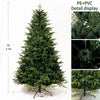 Artificial Christmas Tree PE+PVC Encryption with LED Lights Large Christmas Tree 120CM-240CM Home Christmas New Year Decorations