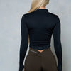 Women BUM New Sculpting Jacket Running Elasticity Yoga Jacket Slim Top Coat Women's Sports Jacket Gym Long Sleeves Women Zipper
