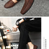 Men Casual Shoes 2024New Men's Loafers Comfortable Flat Casual Shoes Men Breathable Moccasins Slip-On Soft Leather Driving Shoes