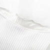 Willshela Women Fashion Ribbed Bodysuit With Organza Ruffle Vintage High Elastic Sexy y2k Female Chic Lady Tops body femme