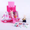 1:12 Dollhouse Ice Cream Truck Baby Bed Simulation Miniature Scene Display Dessert Car Bunk Bed Bathroom Kitchen Toy For Girl