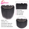 Kinky Straight Human Hair 3 Bundles With Closure Yaki Straight Hair Bundles With 4x4 Closure Human Hair Bundles With Closure