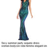 Sexy elegant black white slip sequin summer dress women birthday party club dress see through mesh midi evening dresses vestido