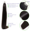 JSNME Micro Feather New hair extensions 100% Real Natural Human Hair Comfort Invisible 14-28 inch Black Brown Blonde 613 color