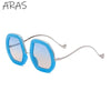 Oversized Luxury Diamond Shiny Sunglasses Women Irregular Round Crystal Sun Glasses Men UV400 Shades Eyewear Polygonal Sunglass