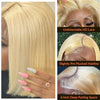 210% Density Vietname Super Double Drawn Bone Straight 13x4 Frontal Bob Wig with 100% Human Hair 613 Honey blond For Black Women