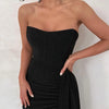 Dulzura Bling Glitter Sexy Y2K Clothes Sleeveless Backless Corset Ruched Bodycon Mini Dress For Women Club Party Elegant Outfits