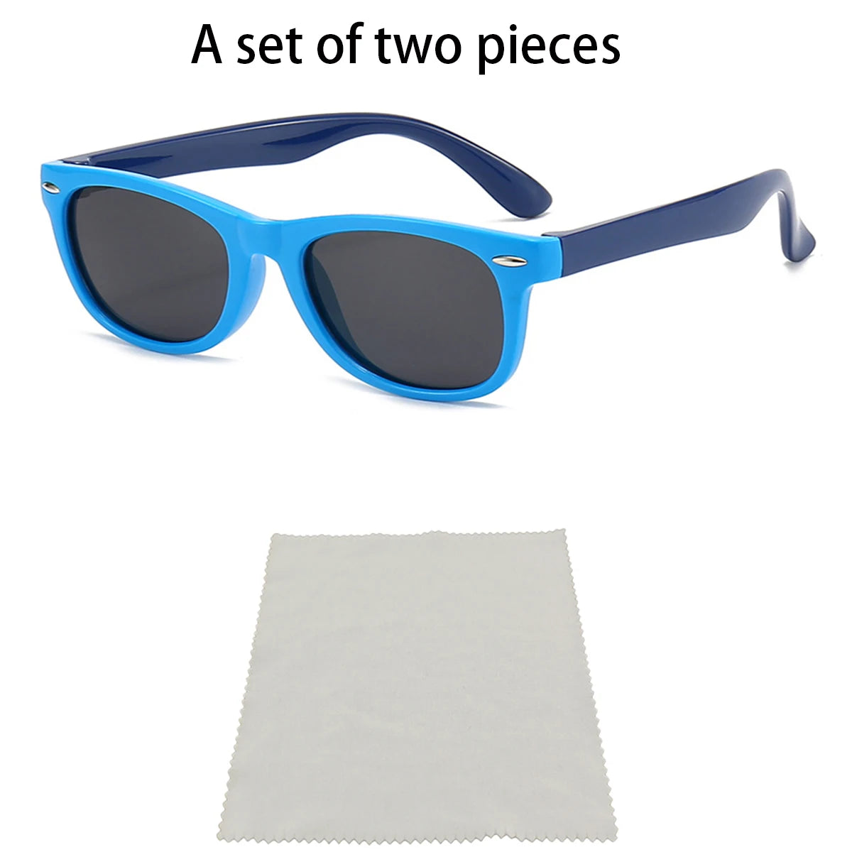 2024 Fashion Brand Children's Color Sunglasses Anti UV Baby Sunshade Anti Blue Light Glasses Girl and Boy Sunglasses UV400