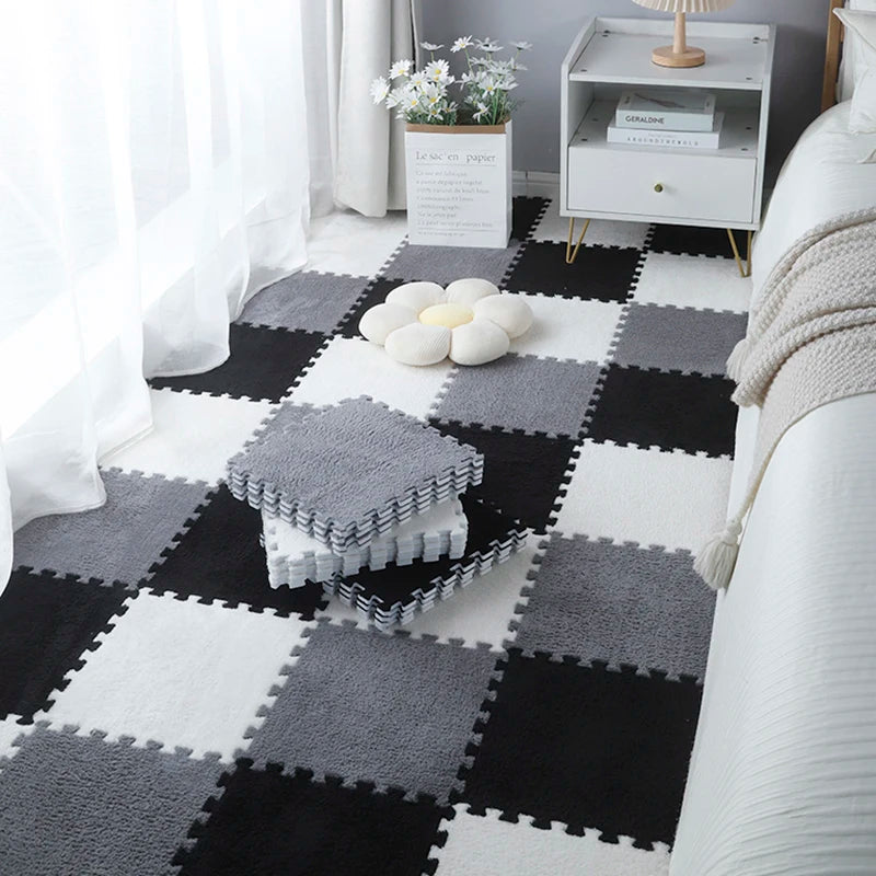 Eva Foam Puzzle Carpet Soft Plush Children's Mat Baby Toys Baby Play Mat  In Children's Room Keep Warm Playmat