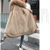 Winter Parka 2024 New Women Jacket Clothes Long Coat Wool Liner Hooded Jacket Fur Collar Thick Warm Snow Wear Fashion Parka