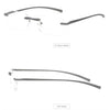Men Blue Light Blocking Reading Glasses Women Dimond Cutting Rimless Eyeglasses Frame Anti Fatigue Hyperopia Presbyopic Eyewear