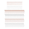 24Pcs/90Pcs Flatware Set Stainless Steel Silverware Utensil Kitchen Tableware Forks Knives Spoons Cutlery for Home Restaurant