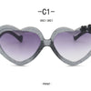 Girls Boys Love Heart Sunglasses Outdoor Sun Protection Children Lovely Flower Vintage Sun Glasses Classic Kids Eyewear UV400