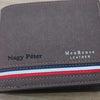 Short Men Wallets Zipper Coin Pocket Slim Card Holder Name Engraved Luxury Male Purses High Quality PU Leather Men's Wallet