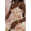 Suninheart Summer Pink Floral Print Corset Dress Midi Elegant Sexy Party Dresses Holiday Birthday Casual A Line Women Clothing