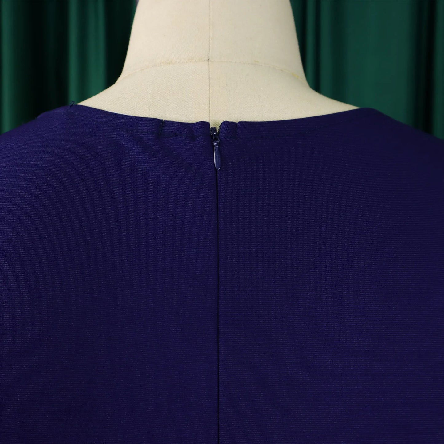 2024 summer new short sleeve V-neck waist solid color Tunle pencil skirt dress