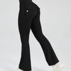 Women Flare Pocket Leggings High Waist Sport Yoga Pants Quick Dry Breathable Leggings Outfit Fitness Gym Clothes Sportwear Pant