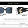Colorful Square Sunglasses Women Men Two Color Frame Travel Sun Glasses Female Shades UV400 Male Gafas Oculos Brand Luxury