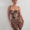 Leosoxs Sexy Jumpsuit Women Sleeveless 2025 Sexy Trend Leopard Print Sleeveless Street Fit Stretch Activity Workout Overalls