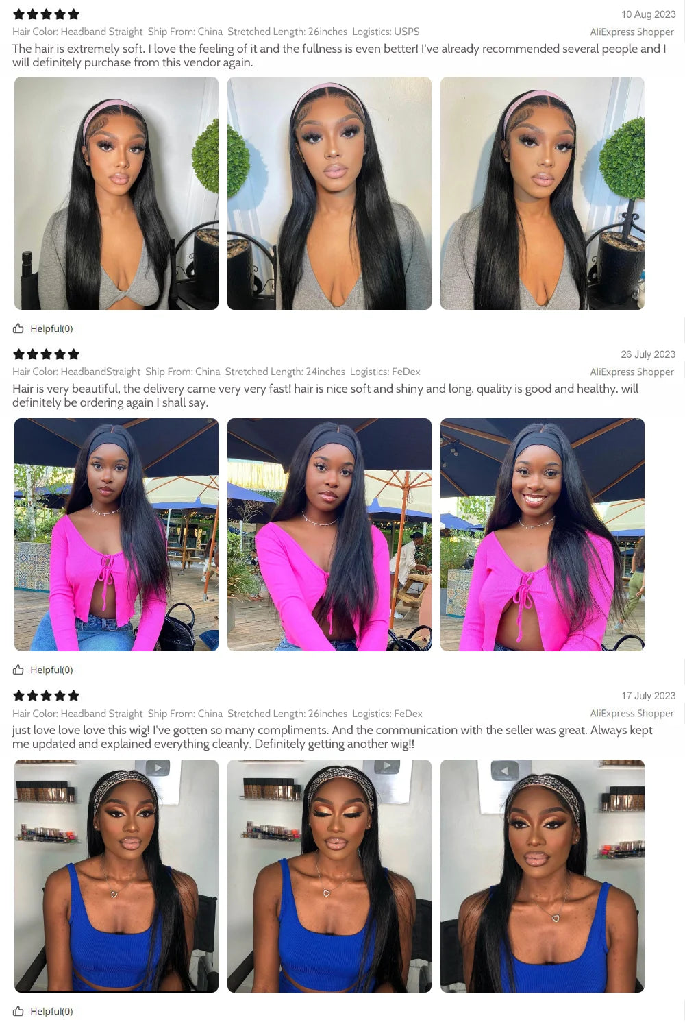 Headband Wig Human Hair Bone Straight Human Hair Wigs Full Machine Made Peruvian Human Hair Wigs For Black Women Easy to Go 180%