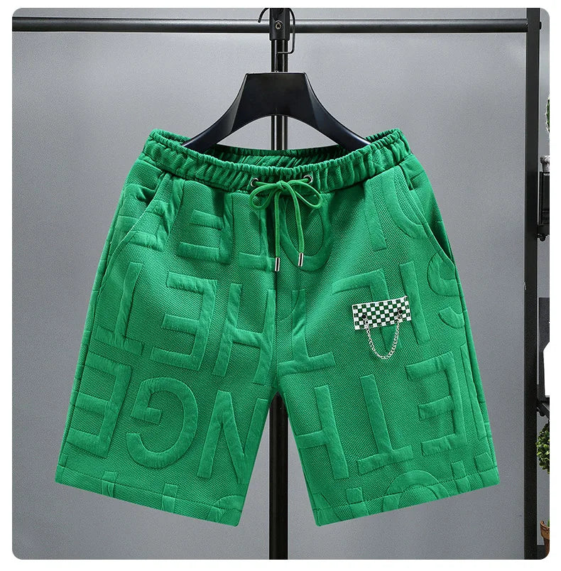 Fashion Plaid Shorts Men Summer Plus size M-7XL Comfortable Clothes Elastic Waist Clothing Male Breathable Short Trousers