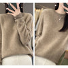 New cashmere sweater women's sweater in autumn and winter 100% merino wool fashion O-neck autumn warm pullover top