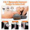 Neck Massager Pillow Cervical Orthopedic Pillow Lifting Traction Relax Hot Compress Vibration Massage Neck Pain Relief