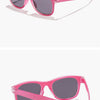 2024 New Trendy Cool Children's Colorful Shiny Square Sunglasses Girls Trendy Fashionable Cute Sun Glasses Kids Eyewear
