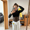 Summer Women T Shirt Girls T-Shirt Woman Clothes Long Sleeve Tops Spring Black Slim Tshirt Female Crop Top Tee Sexy Skinny Y2k