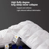 95% Goose Down Pillow White Cotton PillowCover Rectangle Bedroom Sleep 5-Star Hotel Pillow Low-Mid-high Pillows for Sleeping