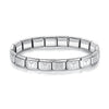 Hapiship 2024 Women's Jewelry 9mm Width Itanlian Elastic Star Heart Butterfly Charm Bracelet Fashion Stainless Steel Bangle ST-