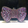 Newest Rhinestone Green/Black Clutch Purse Bow Luxury Diamond Women Red Evening Clutches Bags Wedding Bridal Bag Stones Handbags