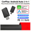 NEW Wireless Mini Box 2in1 CarPlay Android Auto Wireless Mini Box Adapter Smart Plug And Play Dongle Bluetooth WiFi Fast Connect