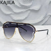 Oversized Hollow One-Piece Sunglasses Women Big Frame 2024 Luxury Brand Special-Shaped Sun Glasses For Ladies Eyewear Shades