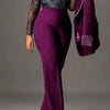 Customized 2 Piece Women Sets Plus Size Dashiki African New Arrival Matching Two Pieces Sets Blazer Coat Top Pants Suits Outfits