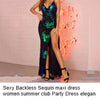 Sexy see through lace up vacation jumpsuits women summer body party club outfits streetwear womens jumpsuit Wide leg pants sets
