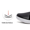 HOBIBEAR Minimalist Shoes for Men Women Wide Toe Barefoot Zero Drop Shoes Casual Artificial Leather Lightweight Walking Sneakers
