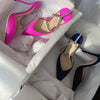 Luxury Crystal Sequined Women Pumps Elegant Thin High heels Spring Summer Fashion Chains Party Shoes Sexy Wedding Bridal Shoes