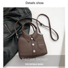 PU Square Compact Shoulder and Crossbody Bags Zipper Unique Design High Quality Hand Bags for Women 2025 Designer Style Bolso