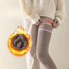 New Women Black White Knee High Lolita Socks Lady Female Over Knee Cute Long Sock Solid Color Stockings For Women